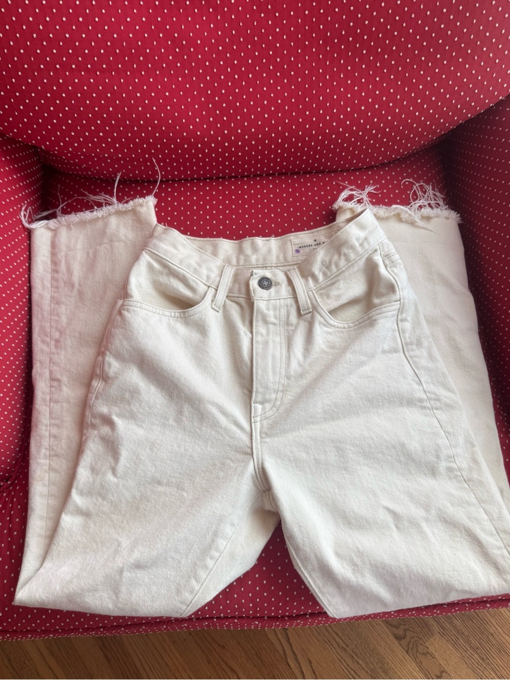 Imogene + Willie White Sophie Jeans